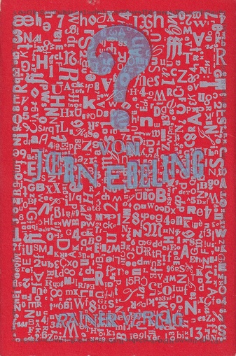 ? von Jörn Ebeling. (1.) Zungenschäge, (2.) Ypsilon, (3.) ? [signiert/ signed]