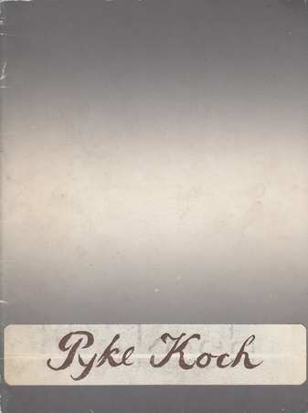 Pyke Koch. Stedelijk Museum Amsterdam, 6.10./ 9.11.1972. catalogusnr. 529