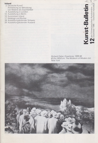 Kunst-Bulletin 12