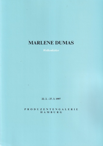 MARLENE DUMOS. Wolkenkieker