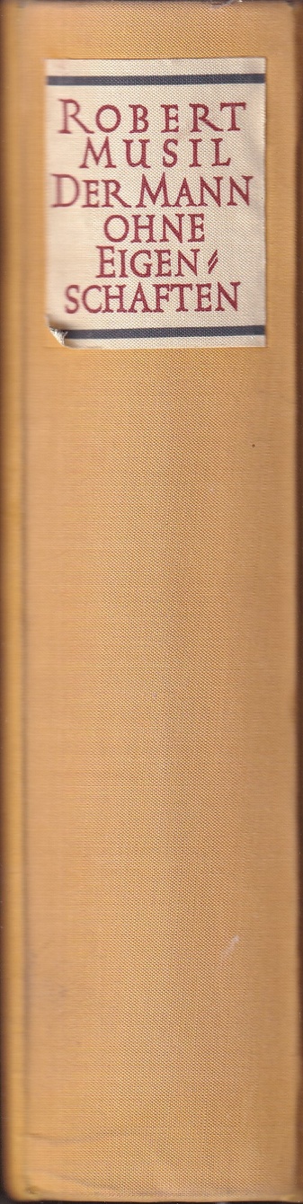 Robert Musil. DER MANN OHNE EIGENSCHAFTEN
