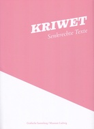 Kriwet. Senkrechte Texte. 