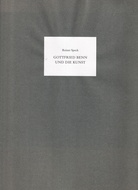 Reiner Speck: Gottfried Benn und die Kunst
