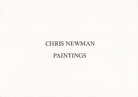CHRIS NEWMAN. PAINTINGS