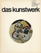 das kunstwerk. zeitschrift für bildende kunst. 5-6 XXIII 1970, februar - märz
