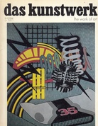 das kunstwerk. the work of art. 11-12/XX. AUGUST - SEPTEMBER 1967