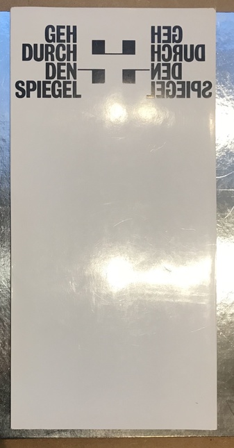Geh durch den Spiegel. Edition Portfolio. Mappen bzw. Bücher mit Originalgraphik, Bücher, Kataloge.