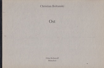 Christian Boltanski. Ost/ West