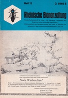 Rheinische Bienenzeitung Heft 12/ 1975