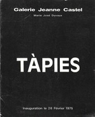 Tàpies - Galerie Jeanne Castel