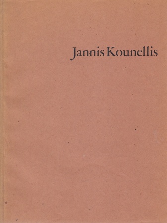 Jannis Kounellis. 1981