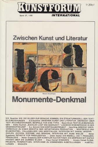 Kunstforum International. Band 37, 1/80