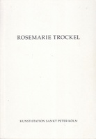 ROSEMARIE TROCKEL. Kunst-Station Sankt-Peter Köln, 24. April bis 18. Juli 1993