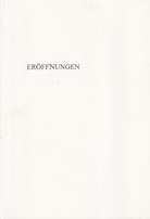 ERÖFFNUNGEN. FRITZ SCHWEGLER. 5 VON 49 ERÖFFNUNGEN