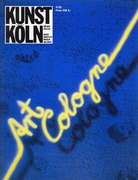 KUNST KÖLN 4/86. Art Colgne