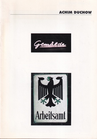 ACHIM DUCHOW. [MEDIEN MAFIA, 1990]