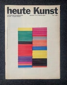 heute Kunst Nummer 17 - 18/ Februar-April 1977. Internationale Kunstzeitschrift. German - English Edition