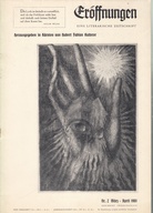 ERÖFFNUNGEN. Eine literarische Zeitschrift. Nr. 2/ März - April 1961