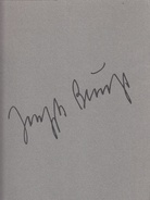 Joseph Beuys. Aprovechar a las animas / Fer profit a les animes