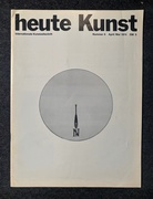 heute Kunst Nummer 6, April/Mai 1974. Internationale Kunstzeitschrift