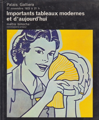 Importants tableaux modernes et d'aujourd'hui