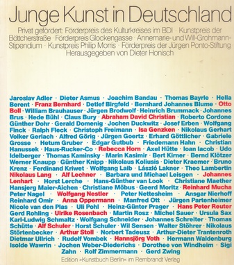 Junge Kunst in Deutschland. Privat gefördert