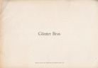 Günter Brus. Der Vollschmerz und Arbeiten von 1973 und 1975
