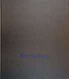 Roni Horn. Rare Spellings. Selected Drawings/ Zeichnungen 1985-1992
