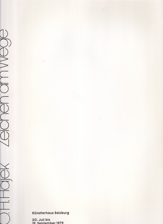 O.H. HAJEK. Zeichen am Wege [Widmungsexemplar]
