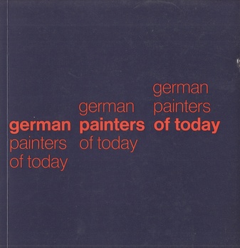 german painters of today. A German Art Council exhibtion