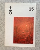 PLUS MINUS ZERO. revue d'art contemporain NUMERO 25, MARS 1979