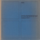 Matta. 12. Juli bis 29. September 1974. Katalog 4/ 1974, Kestner-Gesellschaft Hannover