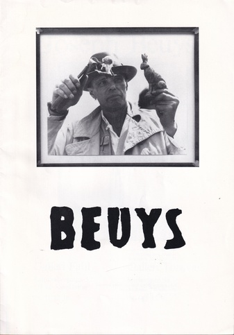 Joseph Beuys. Multiplar och grafik. Utställing i Stockholm, Galleri Fahl & Galleri Tornvall, 10 september - 2 oktober 1988