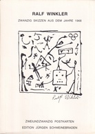 RALF WINKLER - A.R. PENCK. ZWANZIG SKIZZEN AUS DEM JAHRE 1968. ZWEIUNDZWANZIG POSTKARTEN