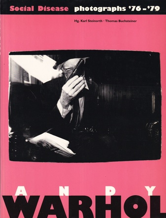 ANDY WARHOL. Social Disease. photographs