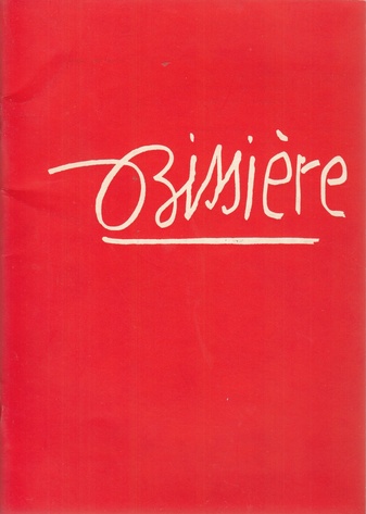 Roger Bissiere. Kestner-Gesellschaft Hannover, Katalog Nr. 7 des Ausstellungsjahres 1956/57
