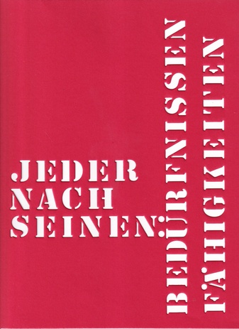 Olaf Nicolai: DIE GABE. Eine Sammlung. Neunte Lieferung: A Parable by Lawrence Weiner
