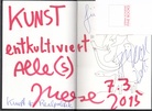 Jonathan Meese. BOXKAMPFL. [numeriertes Widmungsexemplar]