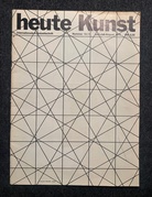 heute Kunst Nummer 10 - 11/ Juni-Juli-August 1975. Internationale Kunstzeitschrift