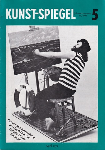 KUNST-SPIEGEL 5, April 1973. Robin Page/ Kunstbörse/ Imre Bak/..