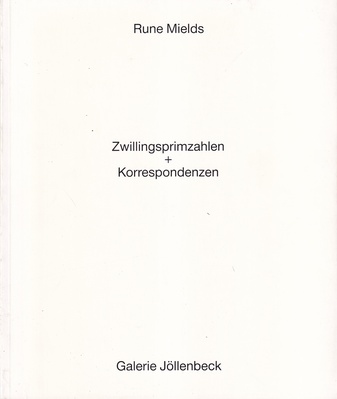Rune Mields. Zwillingsprimzahlen + Korrespondenzen