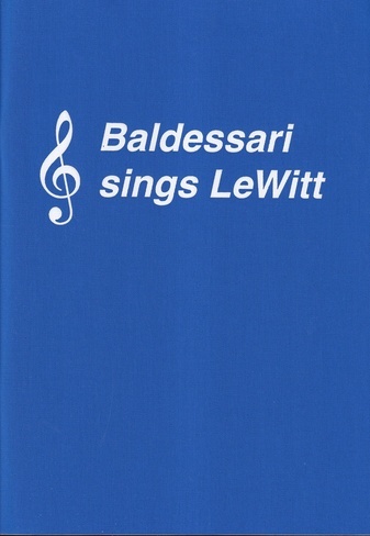 Baldessari sings Lewitt by Toom Tragel