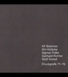 Werkverzeichnisse der Druckgraphik. Band II. September 1971 bis Mai 1976