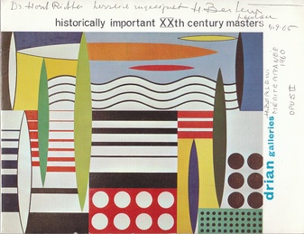 exhibition august 17th - september 13th 1965, drain galleries, london