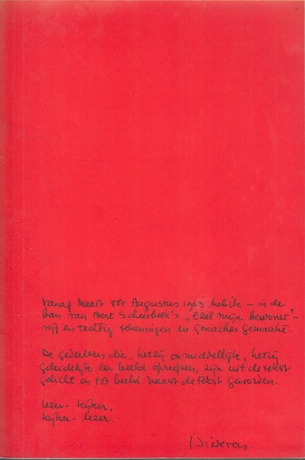 Jef Diederen. Stedelijk Museum Amsterdam, 6/11 - 14/12 - 1964. Catalogusnr. 368