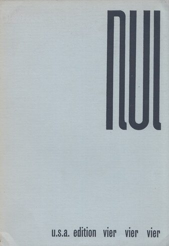 NUL. Tijdschrift nul u.s.a.edition vier