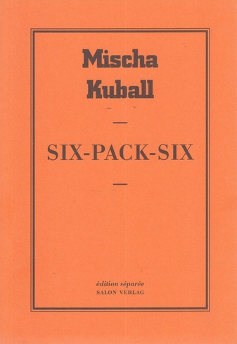 Mischa Kuball. SIX-PACK-SIX. edition separee #16