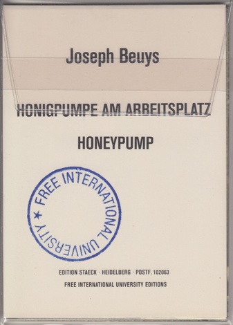 Joseph Beuys. Honigpumpe am Arbeitsplatz/ Honeypump