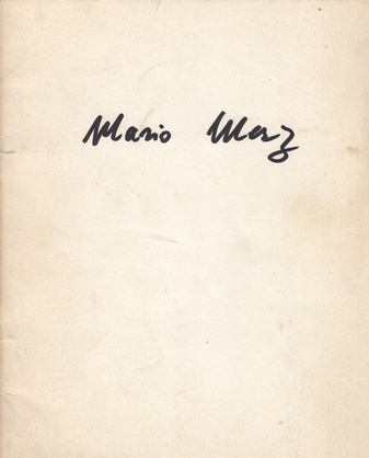 Mario Merz. Girano le case intorno a te o tu giri intorno alle case?/ Drehen die Häuser sich um dich oder drehst du dich um die Häuser?/ Do the houses turn around you or do you turn around the houses?