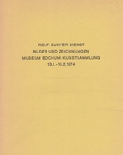 Rolf-Gunter Dienst. Bilder und Zeichnungen.
